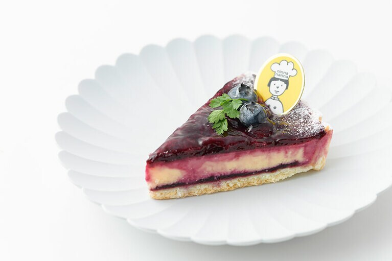 【宮城県】ninna nanna(ニンナ・ナンナ)「富谷産ブルーベリーのチーズタルト」470円。