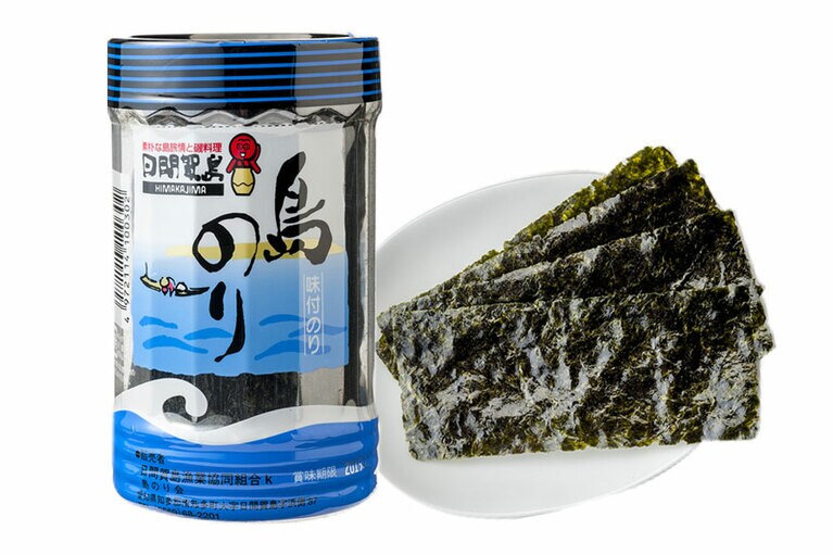 島のり 8切・48枚入り×12本 4,000円(税込)／日間賀島漁業協同組合