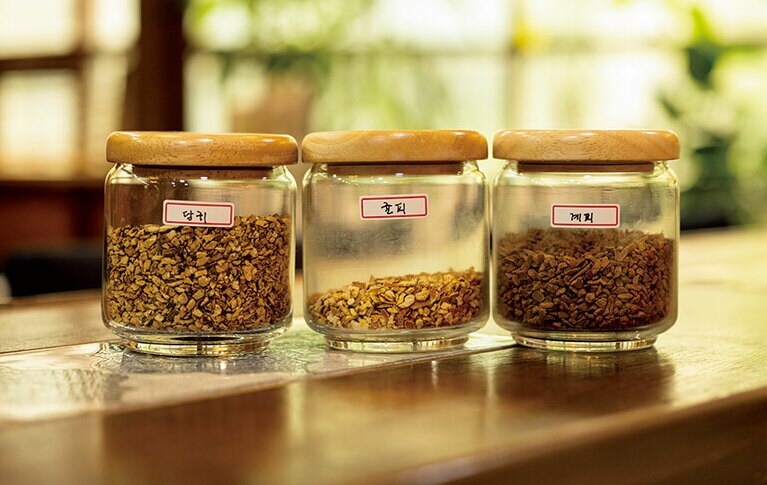 韓方茶の購入も可。