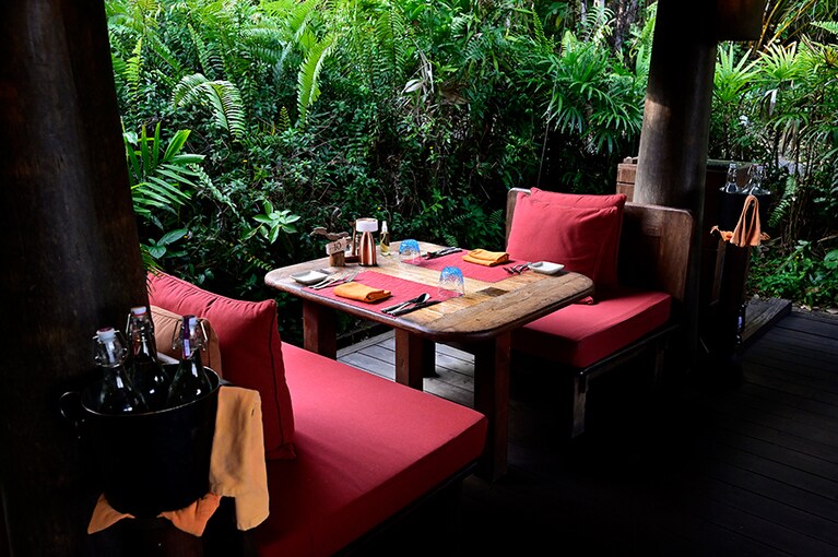 オールデイダイニングの「リビングルーム」。