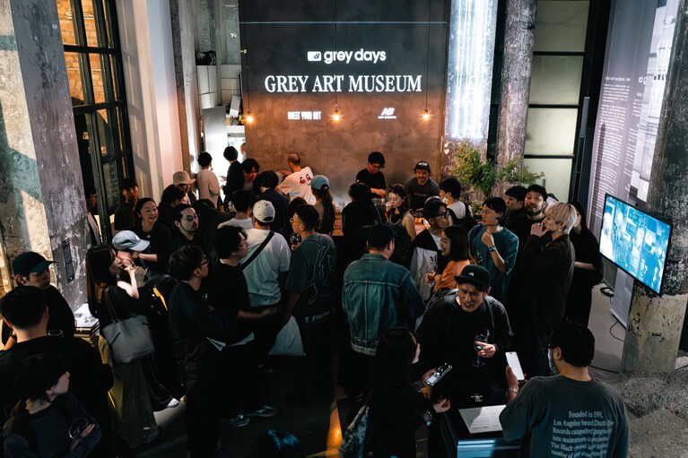 レセプションパーティの様子。