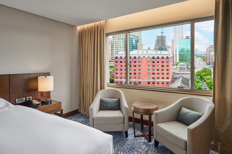 スタンダードルームのツインタイプ。