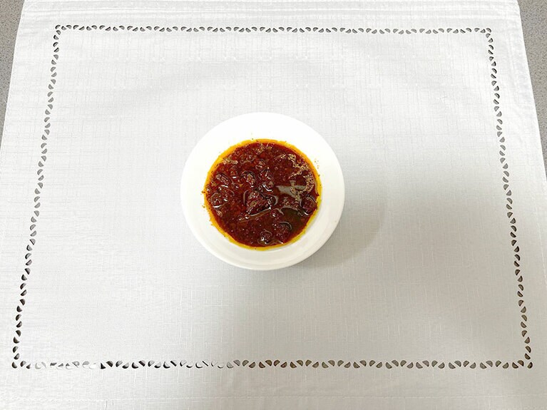 【6位】ゴマ油＋酢＋麻辣醤＋醤油。麻辣醤には横浜中華街の源豊行の醤、酢はやわらかい米酢を使用。