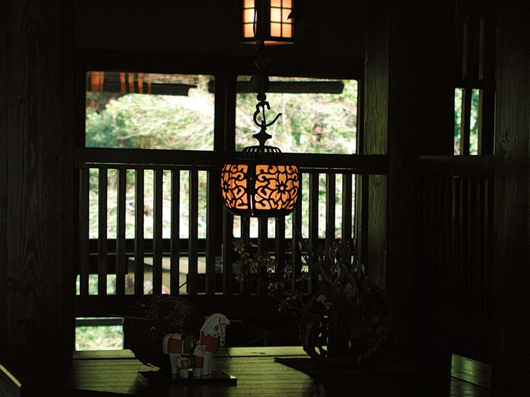 【はづ別館】インテリアからも古きよき日本が感じられる。