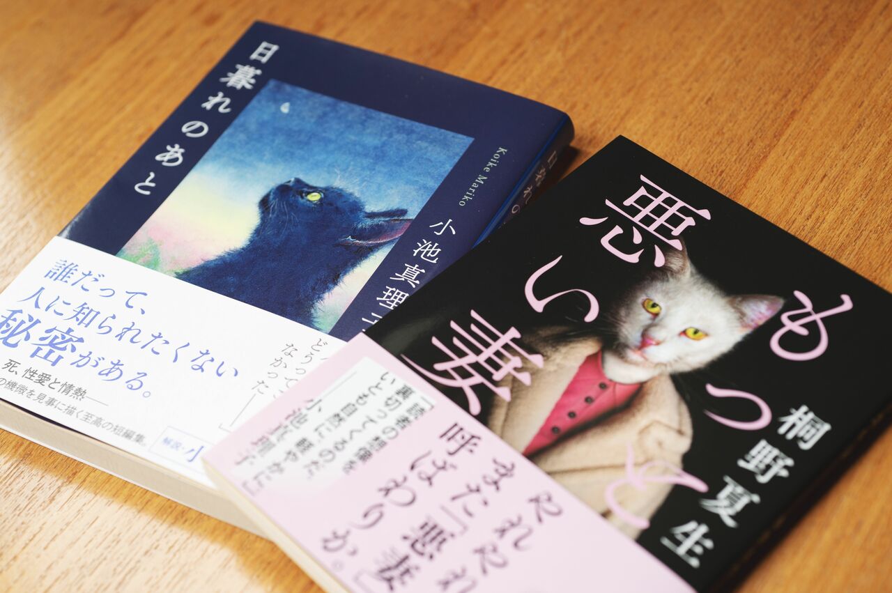 『もっと悪い妻』（桐野夏生）と『日暮れのあと』（小池真理子）　©文藝春秋