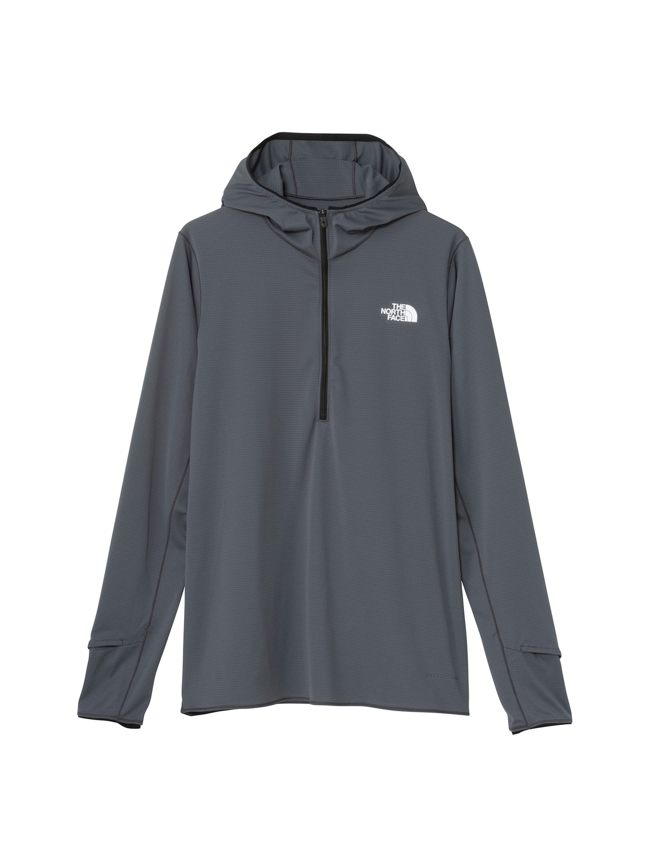 「ブリーズレンジランフーディー」(レデイース/15,400円)。通気性とUVカット、遮熱性をそなえた「ブリーズレンジ プロ」を採用した、夏のランニングをサポートするフーディー。