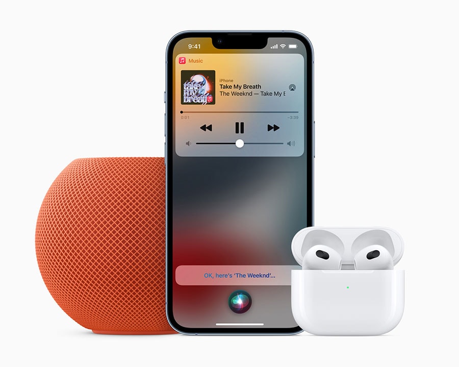 新しく登場するApple Music Voiceプランを含め、何千ものラジオステーションや音楽配信サービスと連携。