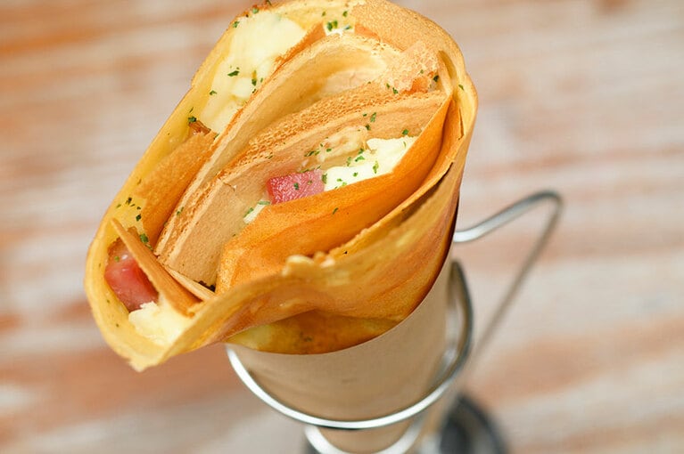 「イベリコ豚のベーコンポテト」650円。