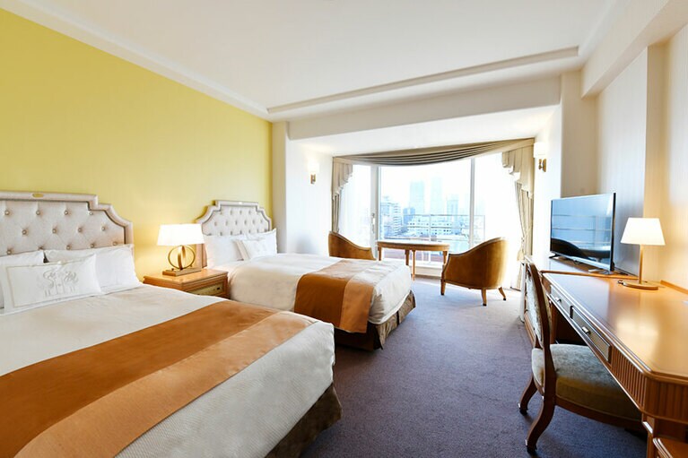 グランドクラブフロア ツイン。みなとみらいを一望！