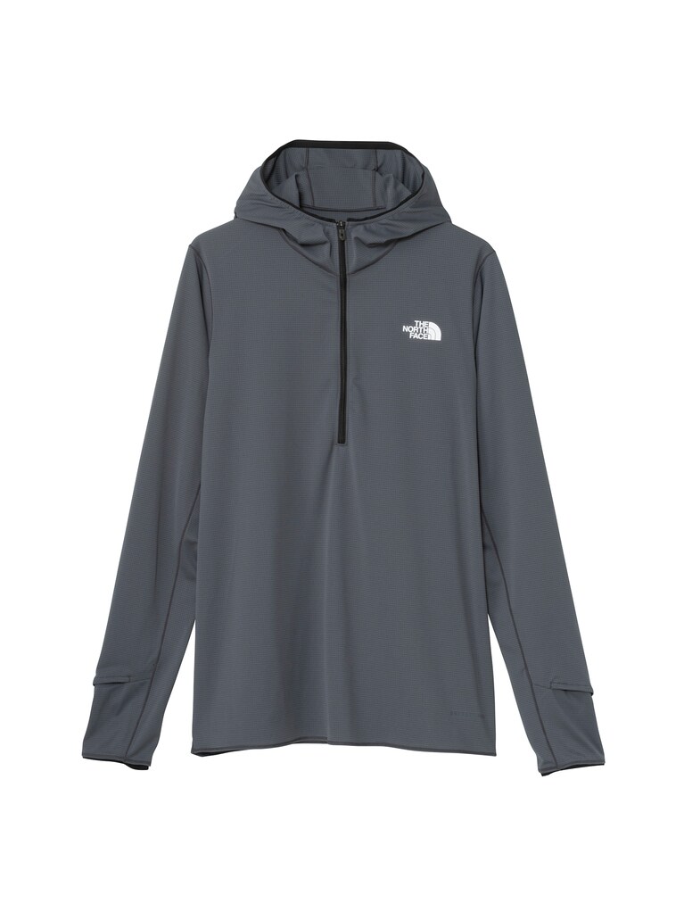 「ブリーズレンジランフーディー」（レデイース／15,400円）。通気性とUVカット、遮熱性をそなえた「ブリーズレンジ プロ」を採用した、夏のランニングをサポートするフーディー。