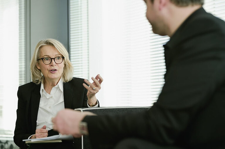 アヴェダ副社長アマンダ・ル・ルーさん。