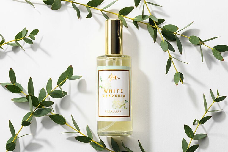 ジュールズ＋ジェム・ハワイ　 ホワイトガーデニア ルームスプレー 24ドル。