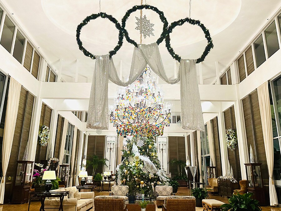 ザ・カハラ・ホテル＆リゾートのクリスマスツリー。