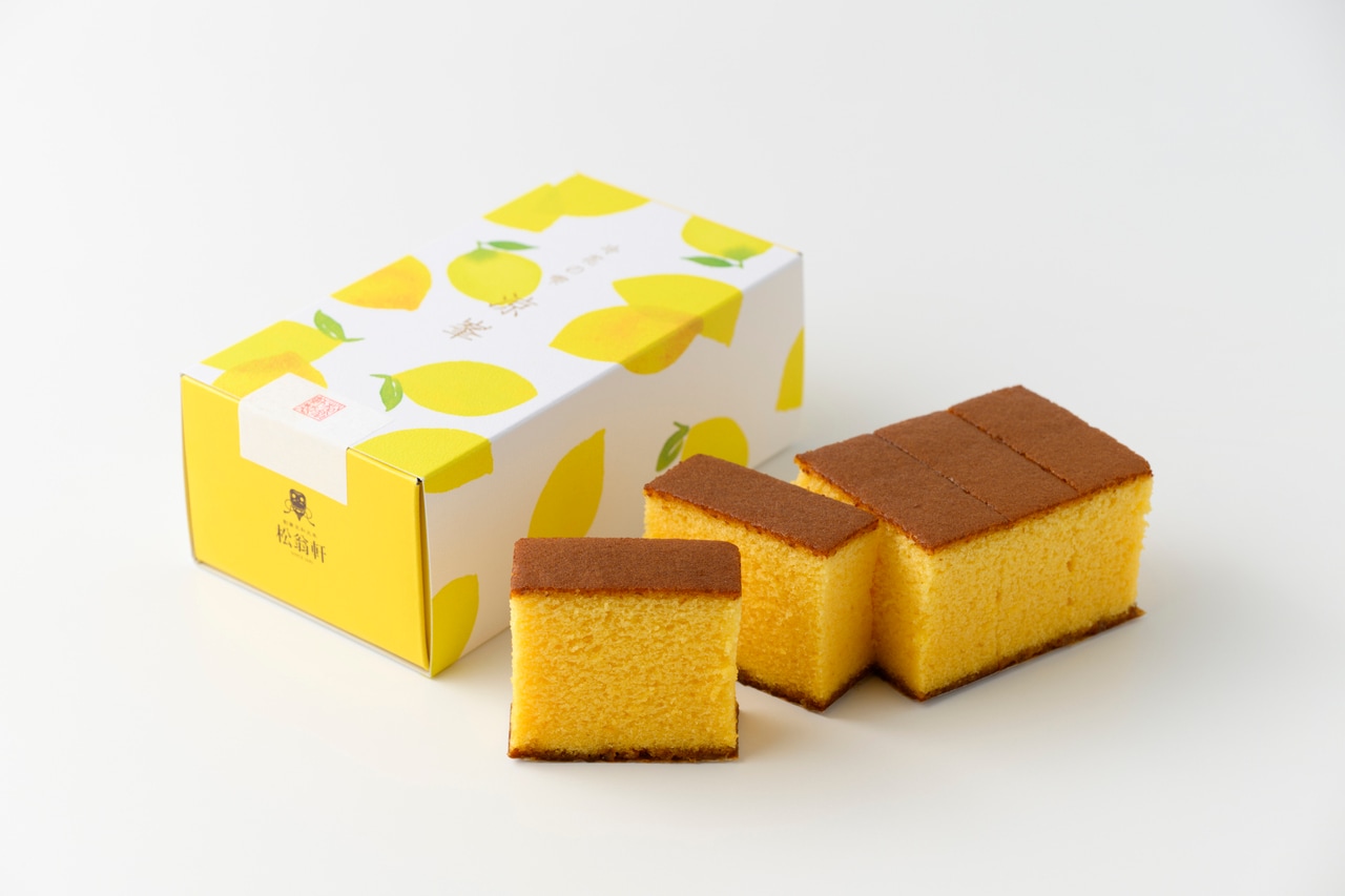 冷花の雫 涼峯(レモンカステラ) 1,620円。