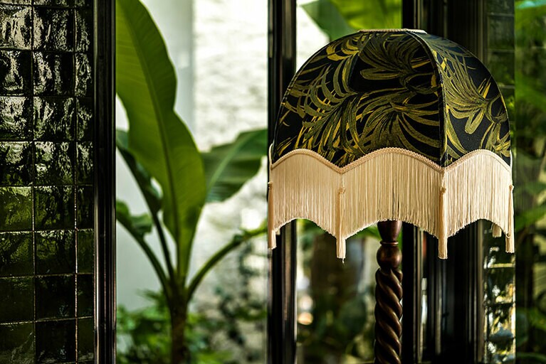 ランプシェードもオリジナル。