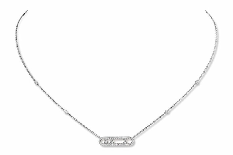 ベビームーヴ ネックレス(DIA / WG) 260,000円。