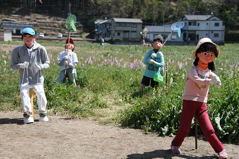 那賀花畑（カカシ）。