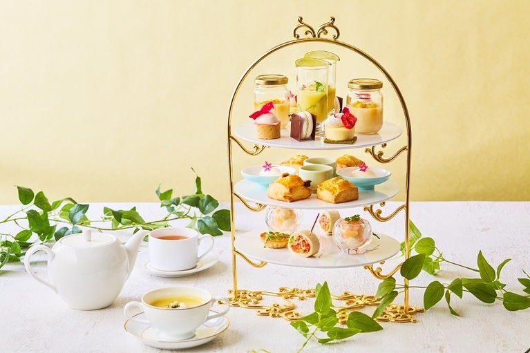 ホテル インターコンチネンタル 東京ベイ「乳酸菌 アフタヌーンティー」。