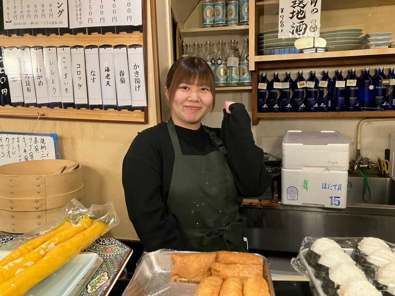 若き女店主の加賀谷藍風（あいか）さん