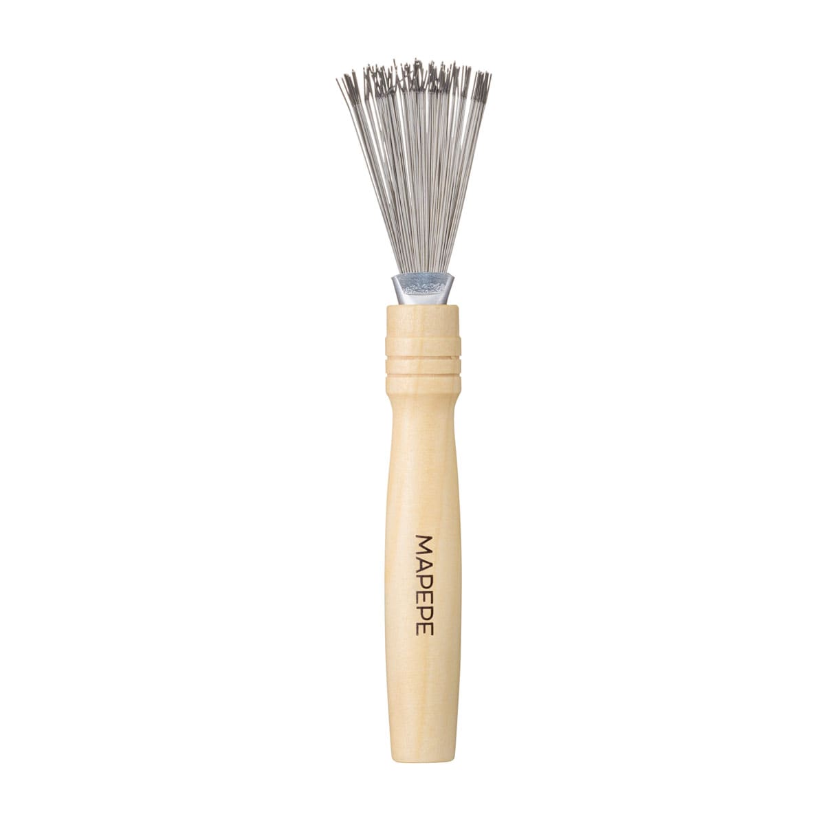 髪の毛をからめ取りやすい、繊細なステンレス製。マペペ ヘアブラシクリーナー 605円／マペペ（シャンティ）