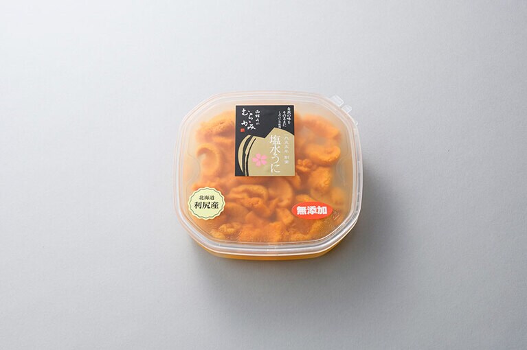 利尻・礼文産エゾバフンウニ 無添加生うに 塩水うに〈80g〉7,300円／うに屋むらかみ