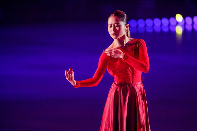 「フレンズ・オン・アイス2022」での宮原知子さん　©文藝春秋