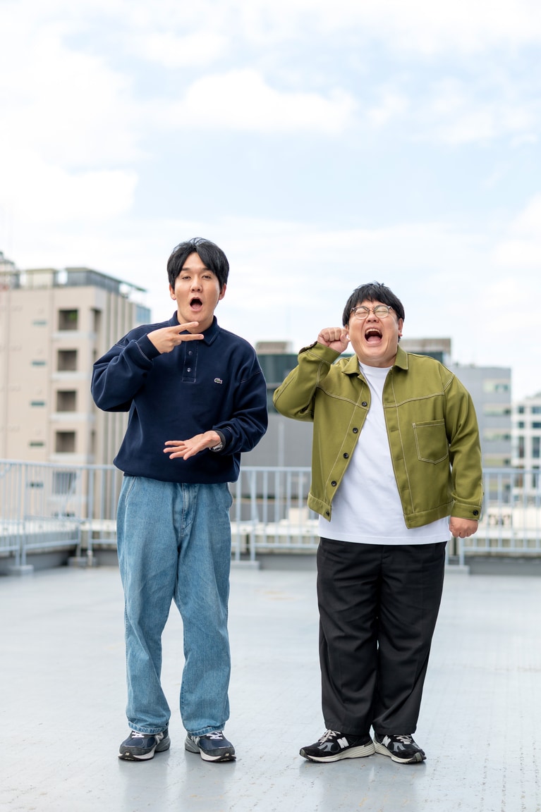 タイムマシーン3号のおふたり。