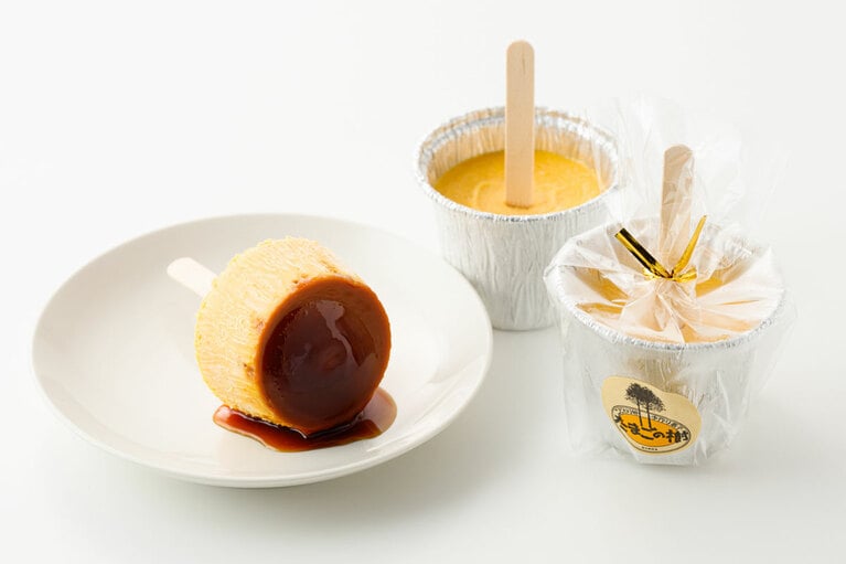 【秋田県】たまごたっぷりプリンアイス 398円。※販売は～11月中旬まで／瀧田養鶏場 たまごの樹
