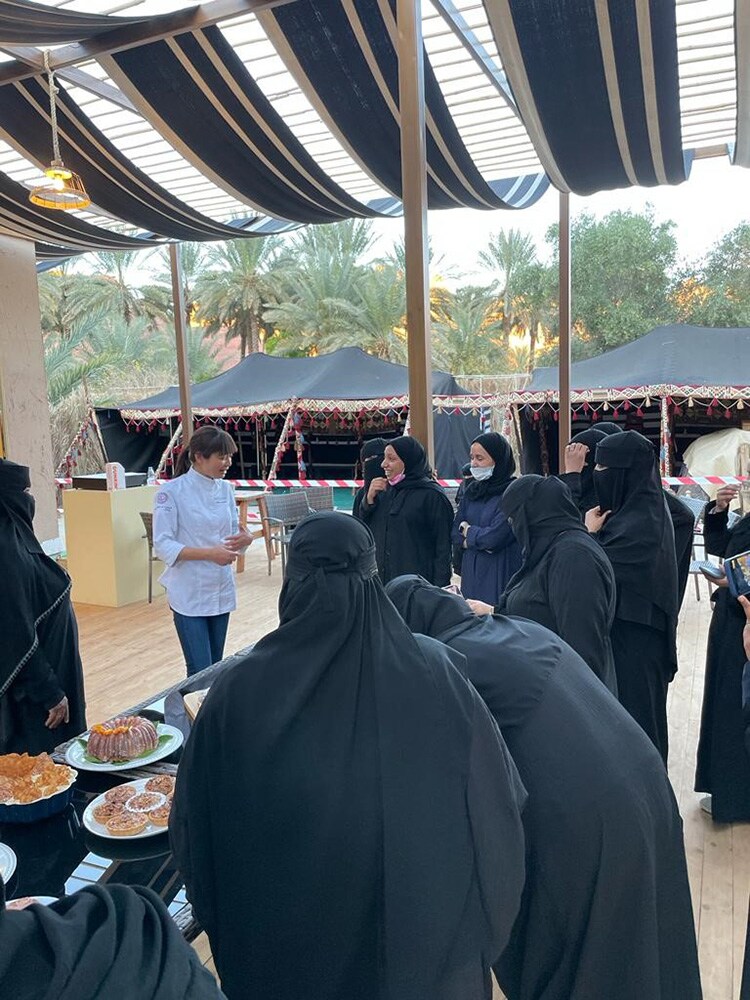 サウジアラビアにて。