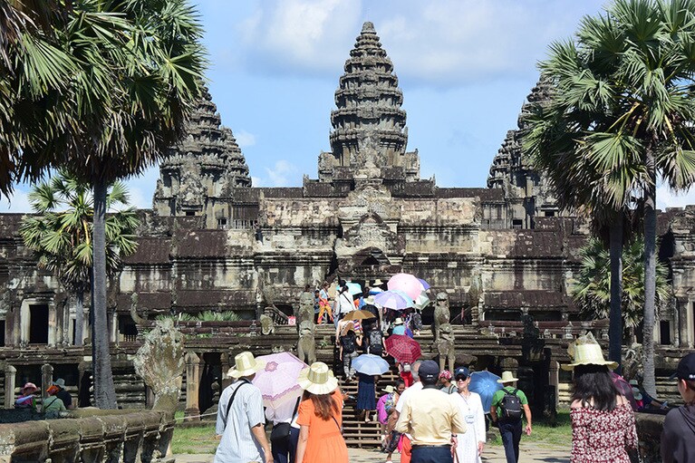 アンコールワットとビーチを一度の旅で楽しむルート、おすすめです。