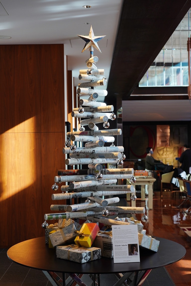 ハイアット セントリック 銀座 東京のクリスマスツリー。