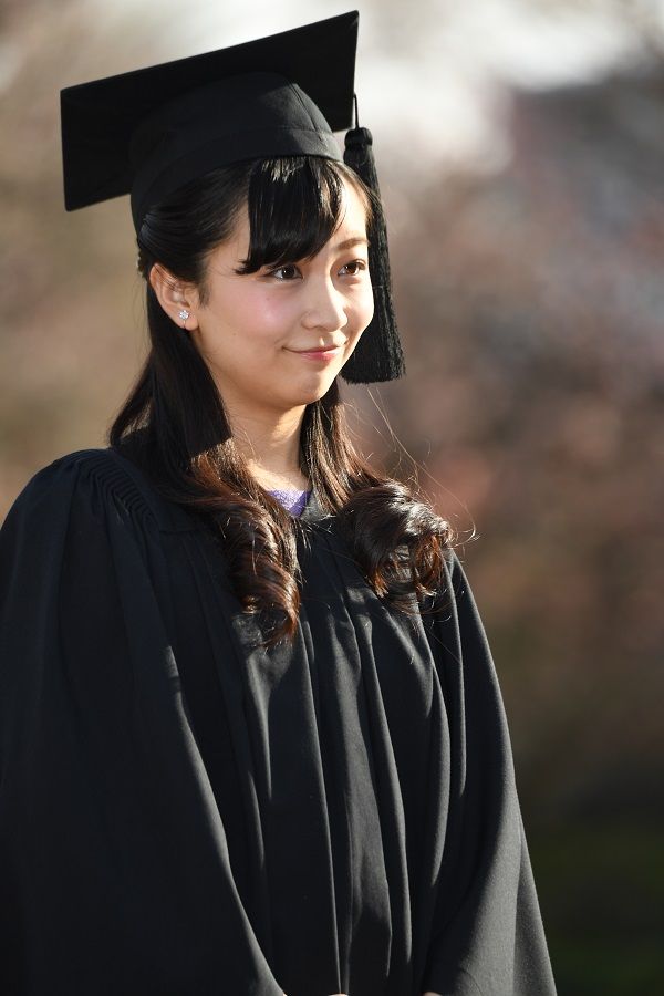 2019年3月、ICU卒業式当日の佳子さま　©JMPA