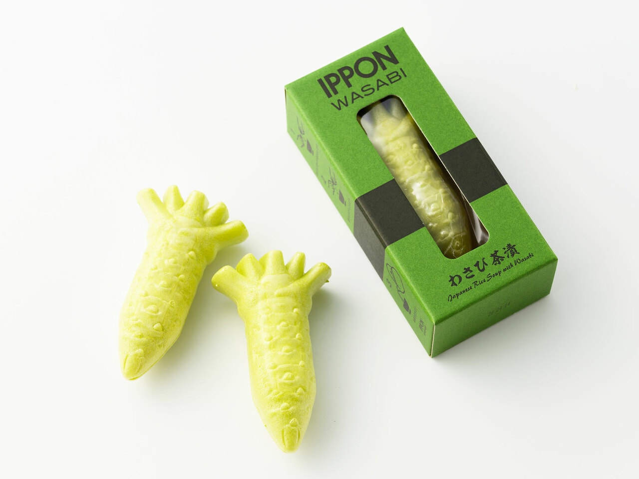 わさび一本茶漬け 各10g 486円／山本食品