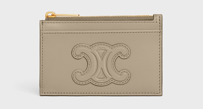【一粒万倍日に♪】CELINE トリオンフ コンパクトウォレット CELINE】コンパクトウォレット トリオンフ ウォレット (CELINE