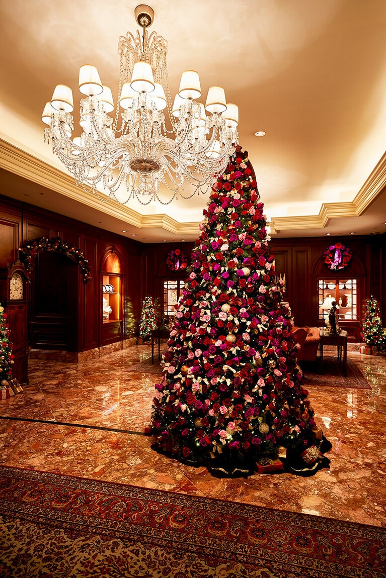ザ・リッツ・カールトン大阪のクリスマスツリー。