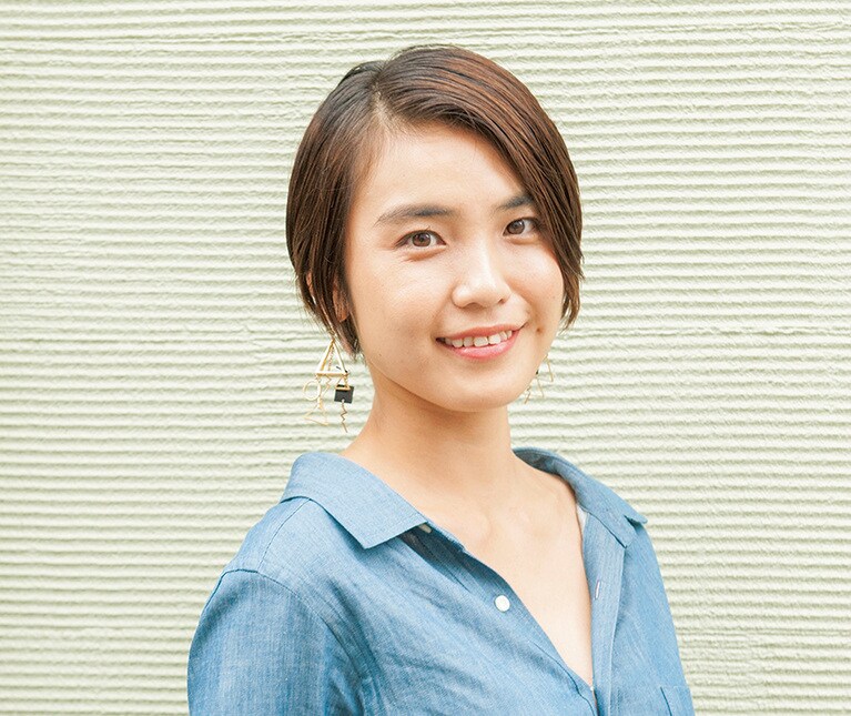 清水リサさん［プレス担当］。