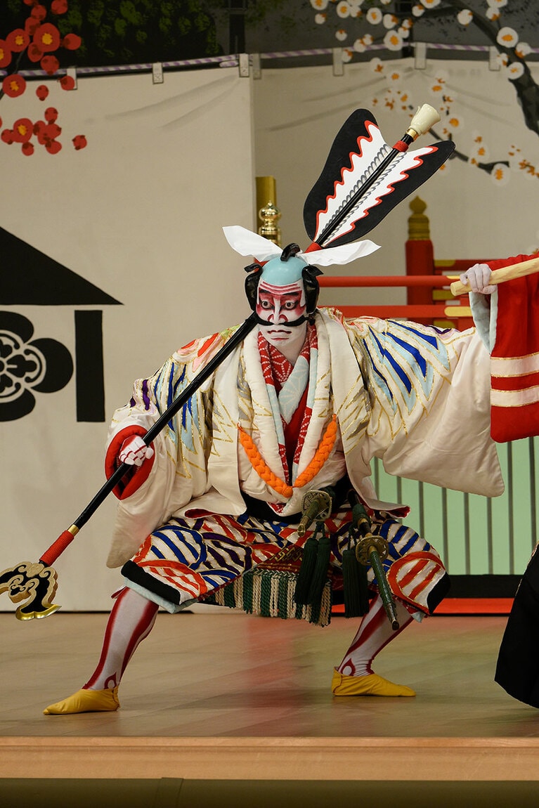 2021年1月歌舞伎座『壽浅草柱建』小林朝比奈＝坂東巳之助。©松竹