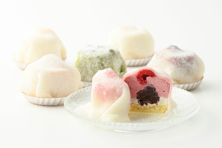 ふる川製菓「夢のムース大福」2,900円(6種×各1個入り)／茨城県