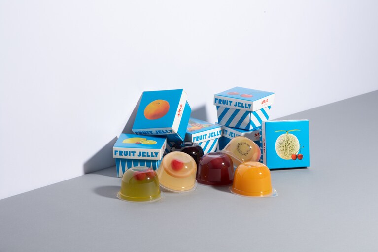 「フルーツゼリー6個BOX」3,600円。