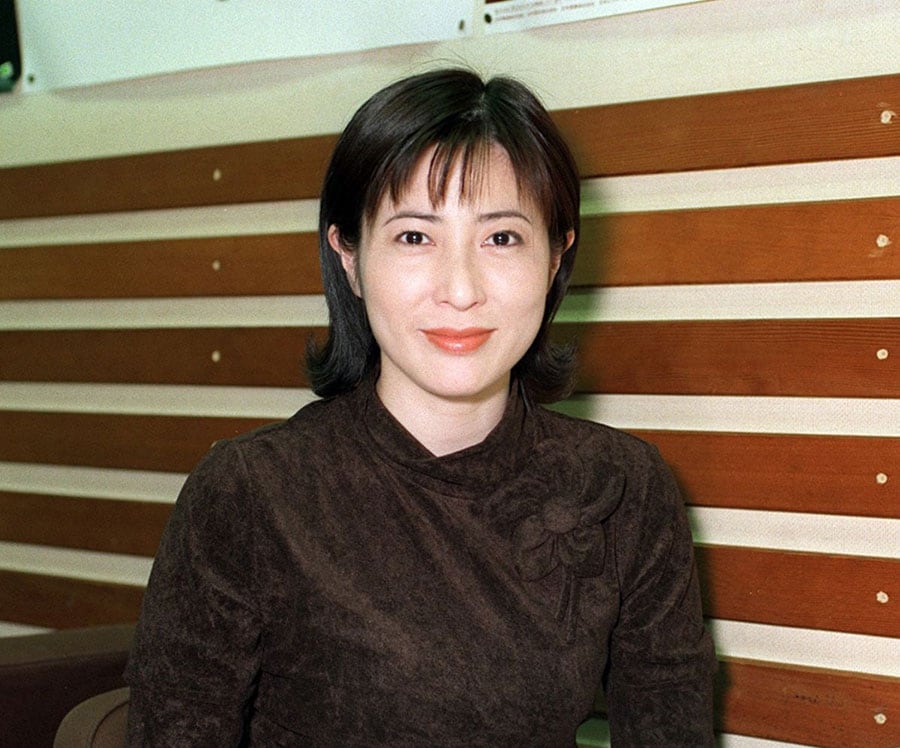 「天までとどけ」に出演していた頃の岡江久美子さん(1998年) ©共同通信社