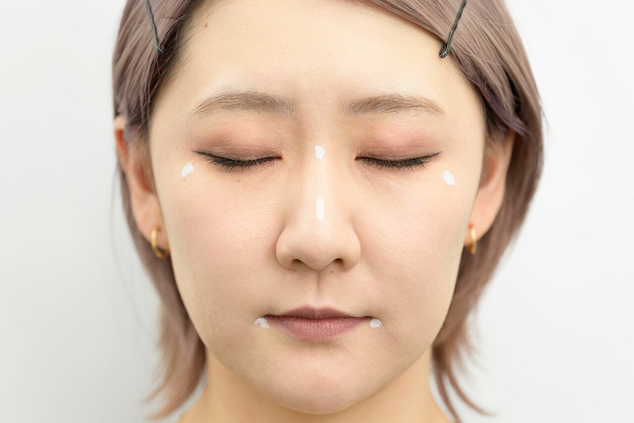 ラベンダーはハイライトとして使用できる。
