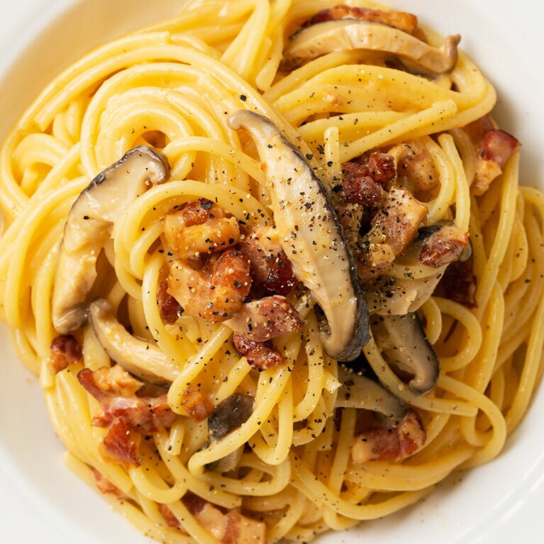 椎茸入りカルボナーラソース／cenci