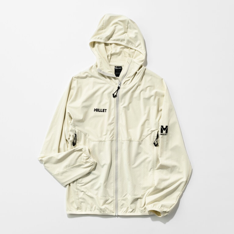 ミレー“ソル メッシュ フーディ”／14,300円。