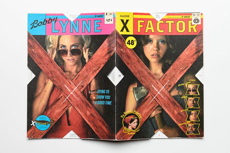 映画『Xエックス』のパンフレット。