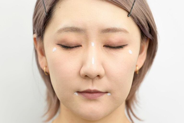 ラベンダーはハイライトとして使用できる。