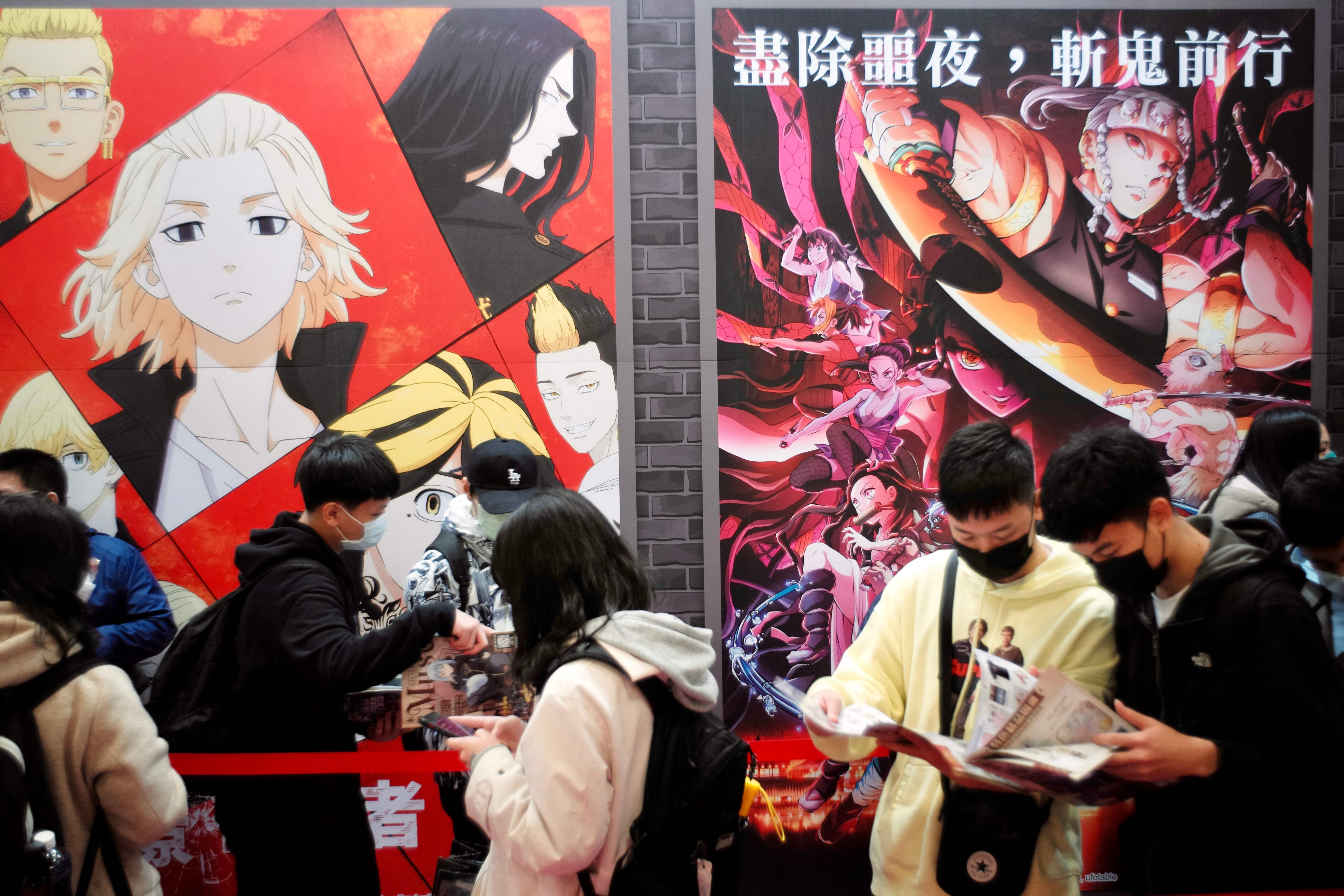 『東京卍リベンジャーズ』は海外のアニメフェスでも人気　©時事通信社