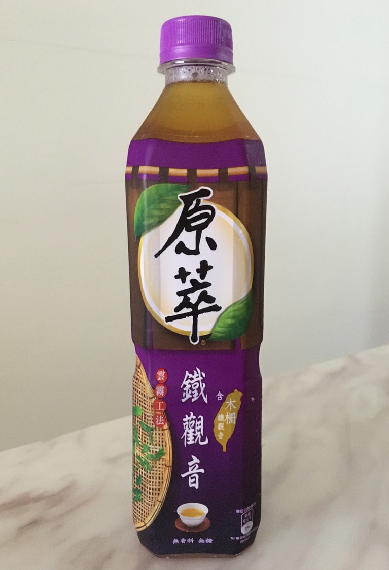 鉄観音茶(無糖) 25元 580ml。