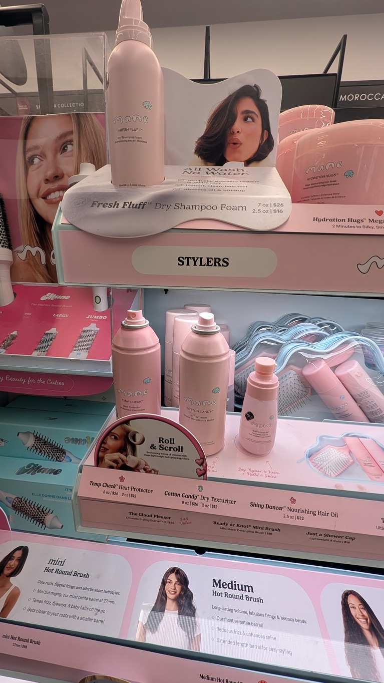 Temp Check Heat Protector 8oz 26ドル、2oz 12ドル／Mane（メイン）