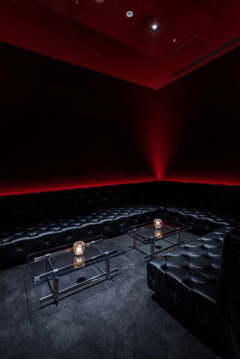 店内にある個室の様子。©Courtesy of GUCCI