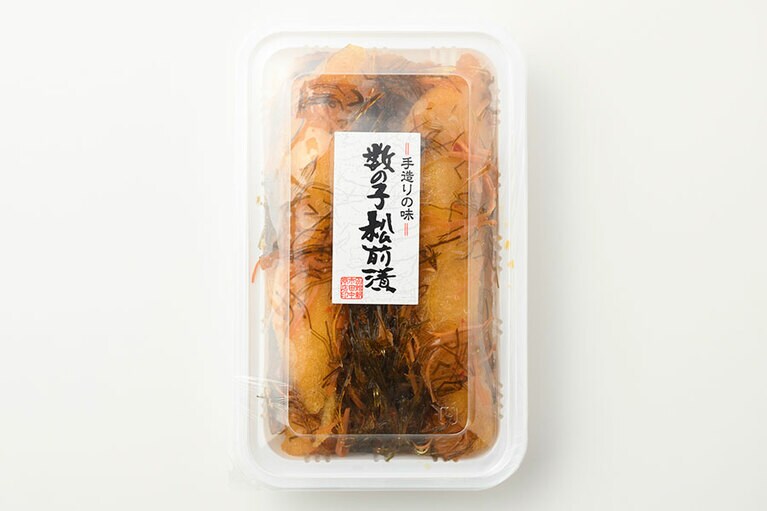 手造り数の子松前 7,800円(300g×3パック)／田中商店　※道外発送価格